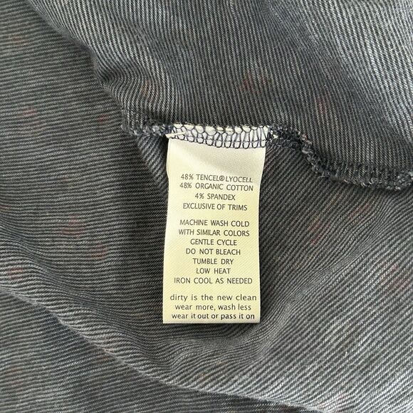 Toad Co Womens Cue Wrap Long Sleeve Dress M Organic Cotton Floral Belted Stretch - Picture 9 of 9